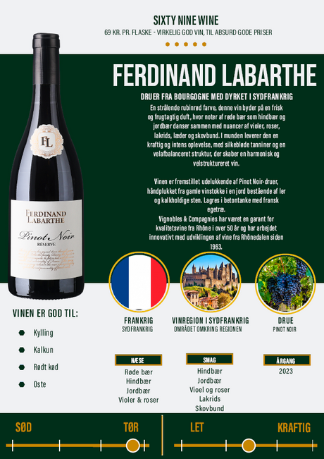 Ferdinand Labarthe - Pinot Noir