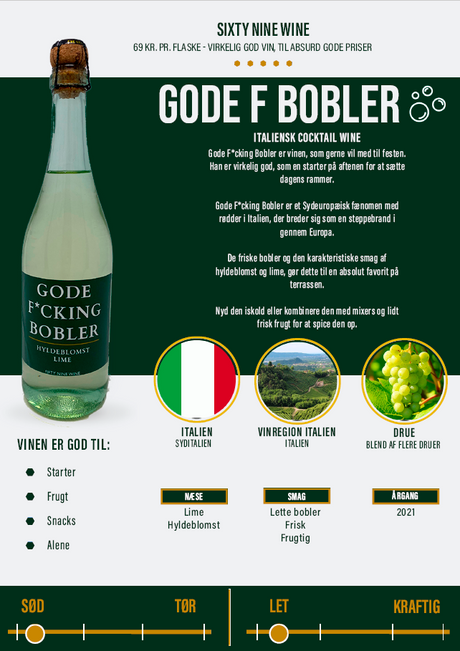 Gode F*cking Bobler - Mousserende vin