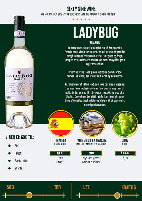 Ladybug Organic - Arién/Verdejo